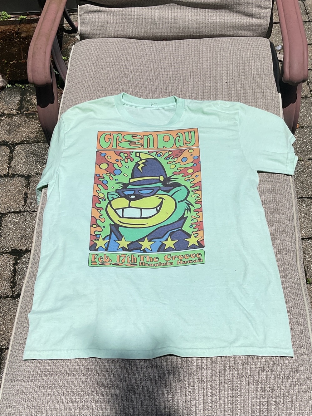 Green Day Mint Graphic Short Sleeve Tee